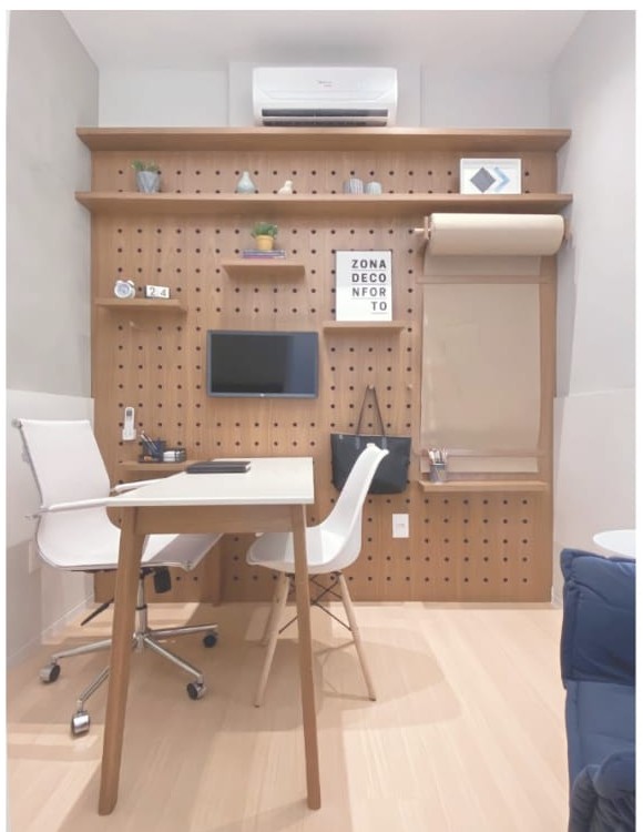 Showroom moderno e climatizado do Stúdio dos Óculos